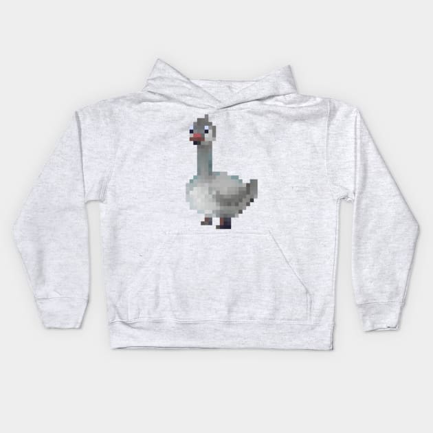 Goose. Kids Hoodie by FANNIKATZ